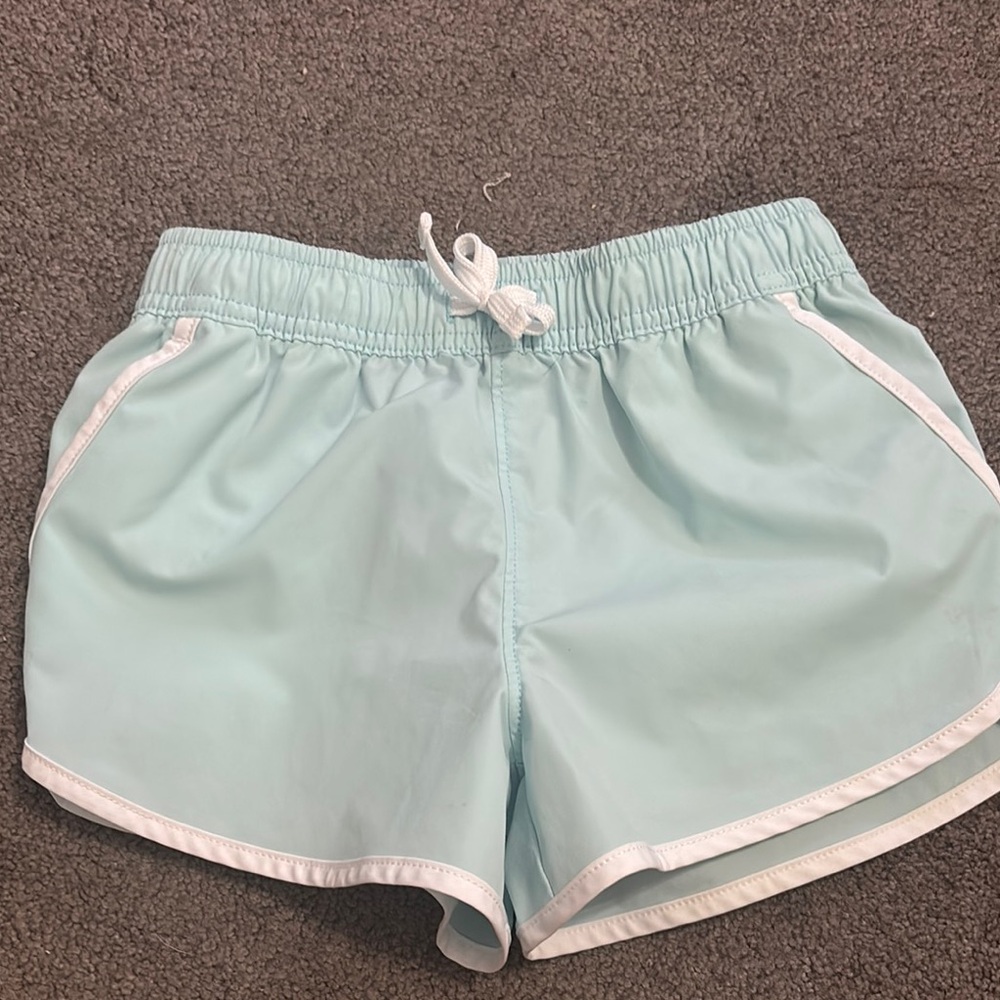 Crewcuts Blue and White Athletic Shorts Relaxed Fit